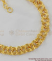 Simple Light Weight Ladies Gold Bracelet Office Use BRAC037