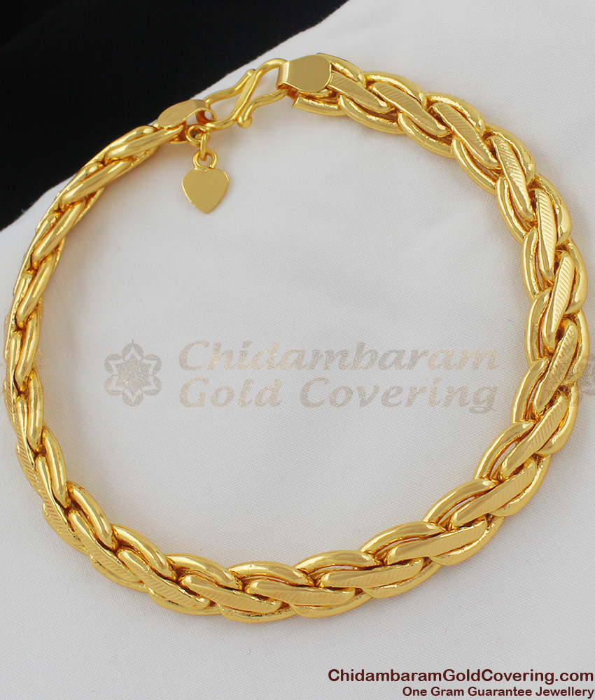 Gold Pattern Bracelet for Men Buy Online BRAC042