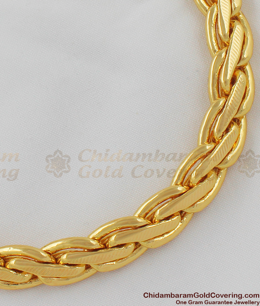 Gold Pattern Bracelet for Men Buy Online BRAC042