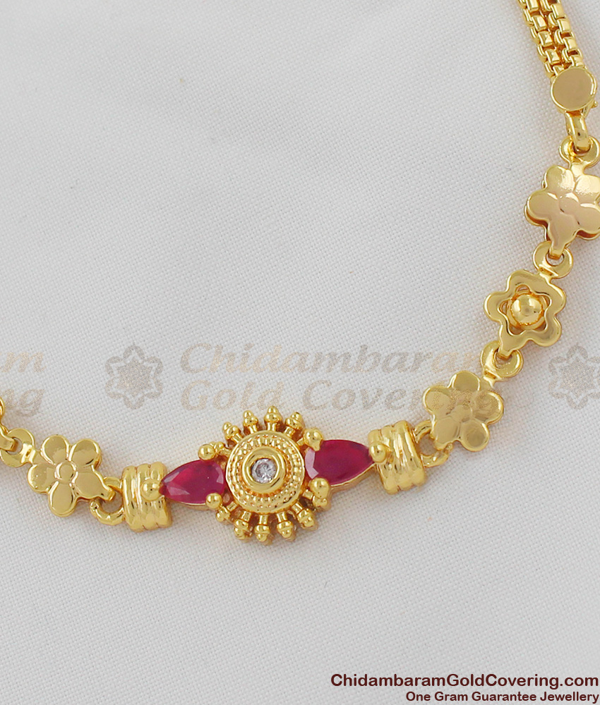 Dazzling Light Weight Ruby Stone Bracelet for Women BRAC043