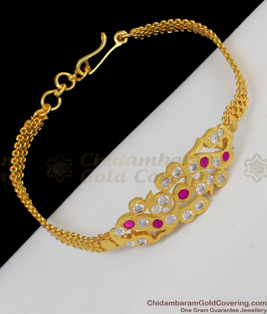 Bridal Design Gold Impon Bracelet Imitation Jewellery For Teen Girls Buy Online BRAC048