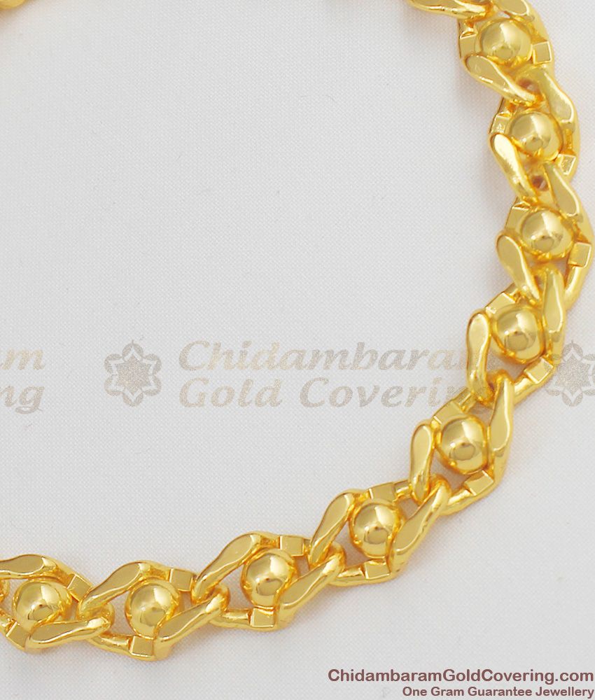 Aspiring Gold Ball Designed Bracelet For Ladies Best Selling Model BRAC051