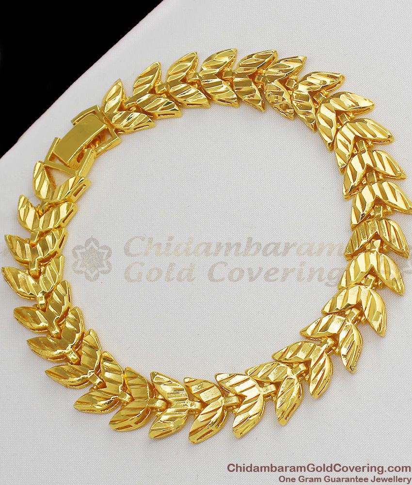 Thick Mens Bracelet Gold Imitation Guaranteed Jewelry South Indian Design BRAC056