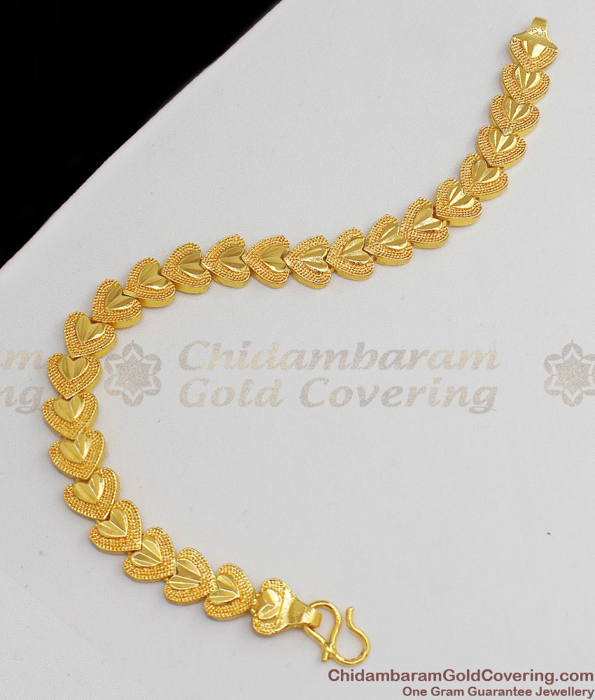 Buy New Model Gold Plated Ad Stone Gold Kappu Bracelet Designs for Girls