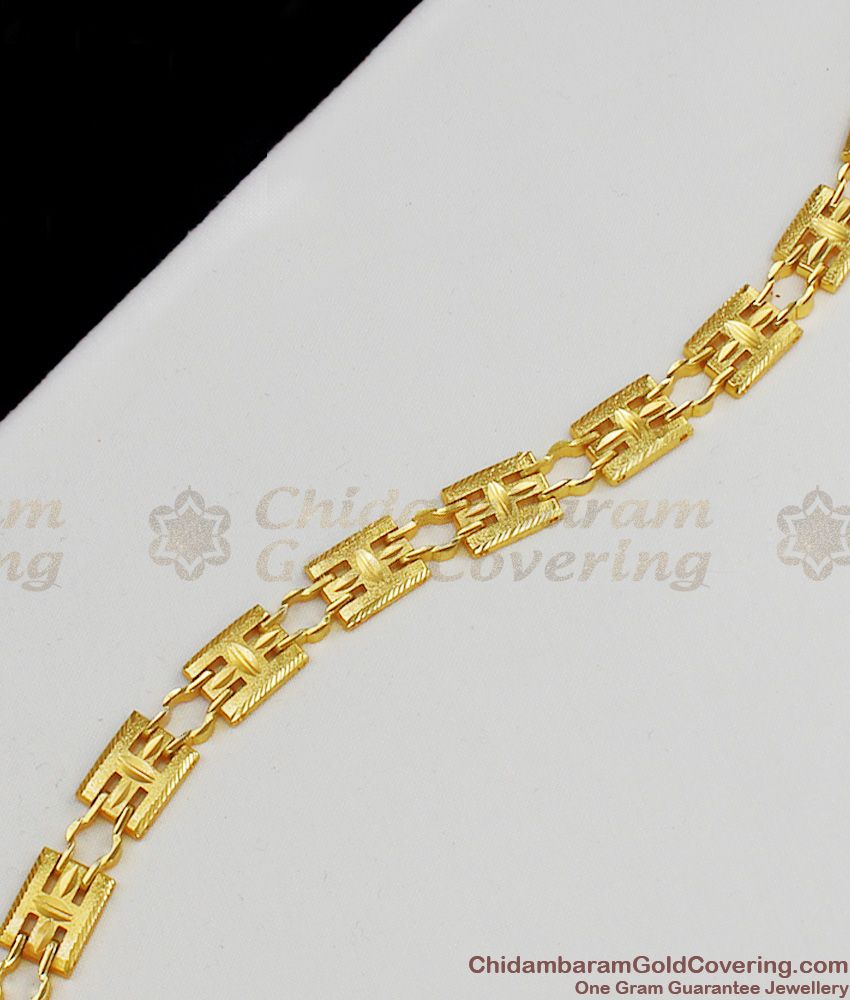 Bollywood Celebrity Design Mens Gold Bracelet Guaranteed Jewelry BRAC069