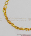 Sparkling Close Knitted Light Weight Latest Gold Tone Bracelet Model For Ladies BRAC092