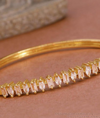 Beautiful White Diamond Gold Plated Bracelet Design Online BRAC1013 Beautiful White Diamond Gold Plated Bracelet Design Online BRAC1013