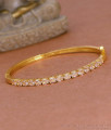 Elegant White Ad Stone 1 Gram Gold Bracelet For Women BRAC1015 Elegant White Ad Stone 1 Gram Gold Bracelet For Women BRAC1015