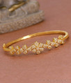 Beautiful Floral Design Ad Stone Gold Bracelet For Women Fashion BRAC1017 Beautiful Floral Design Ad Stone Gold Bracelet For Women Fashion BRAC1017