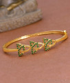 Stylish Emerald Stone Gold Imitation Bracelet Daily Wear Collection BRAC1018 Stylish Emerald Stone Gold Imitation Bracelet Daily Wear Collection BRAC1018