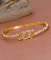 Stylish Light Weight One Gram Gold Bracelet White Stone Design BRAC1019 Stylish Light Weight One Gram Gold Bracelet White Stone Design BRAC1019