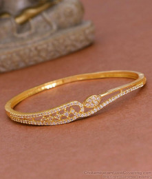 Trendy Regular Use Ad Stone Gold Bracelet For College Girls BRAC1020