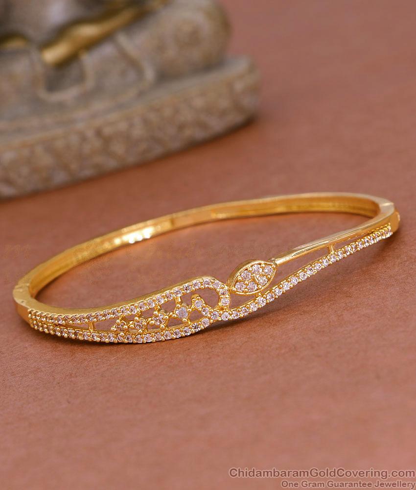 Trendy Regular Use Ad Stone Gold Bracelet For College Girls BRAC1020 Trendy Regular Use Ad Stone Gold Bracelet For College Girls BRAC1020