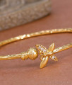 Attractive Kada Type Micro Gold Plated Bracelet Butterfly Design BRAC1021 Attractive Kada Type Micro Gold Plated Bracelet Butterfly Design BRAC1021