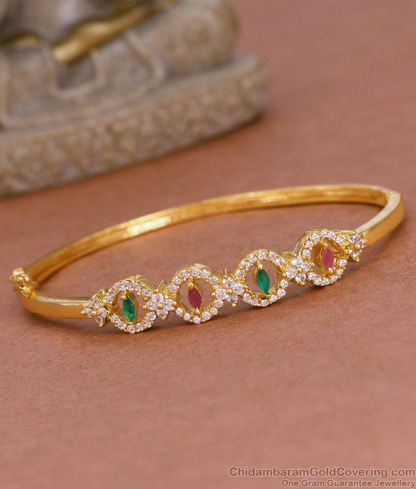 Beautiful One Gram Gold Plated Bracelet Design For Women BRAC1027 Beautiful One Gram Gold Plated Bracelet Design For Women BRAC1027