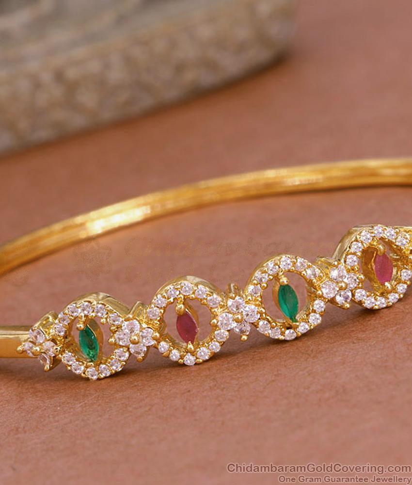 Beautiful One Gram Gold Plated Bracelet Design For Women BRAC1027 Beautiful One Gram Gold Plated Bracelet Design For Women BRAC1027