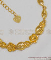 Lovely Gold Double Rose With Heart Dollar Fancy Model Bracelet For Girls BRAC105