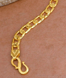 Regular Use Two Gram Gold Bracelet Design For Men BRAC1055