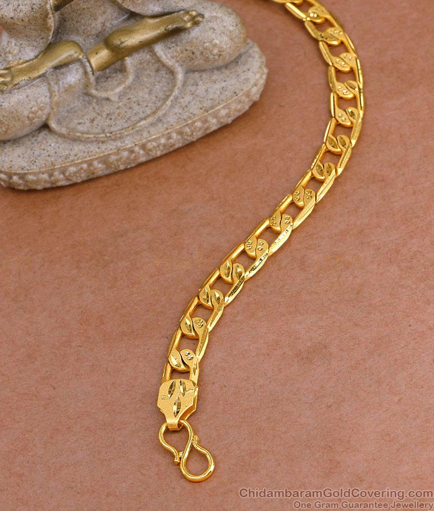 Latest Design Forming Gold Mens Bracelet Design 2 Gram Jewelry BRAC1056 Latest Design Forming Gold Mens Bracelet Design 2 Gram Jewelry BRAC1056