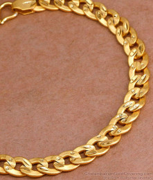 Stylish Wedding Dubai Gold Bracelet Design For Mens Fashion BRAC1062