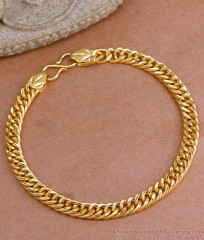 Stylish Daily Wear Forming Gold Mens Bracelet Design Shop Online BRAC1065