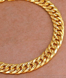 Premium Quality Two Gram Gold Mens Bracelet Collections Online BRAC1066