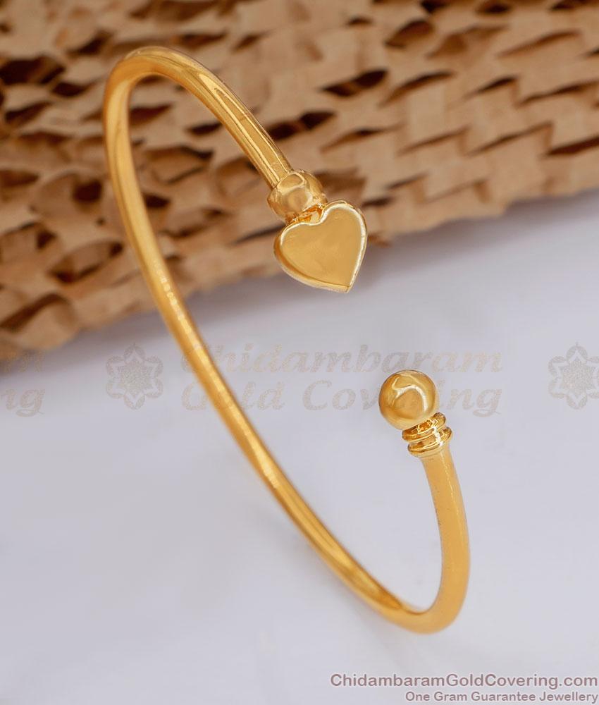 Beautiful Heart Impon Panchaloha Adjustable Kaapu Design With Price BRAC1068 Beautiful Heart Impon Panchaloha Adjustable Kaapu Design With Price BRAC1068