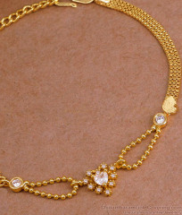 Trendy Heart Design Stone Bracelet 1 Gram Gold Jewelry Online BRAC1083 Trendy Heart Design Stone Bracelet 1 Gram Gold Jewelry Online BRAC1083
