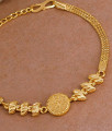 Plain Micro Gold Plated Bracelet Adjustable Design For Wedding BRAC1084