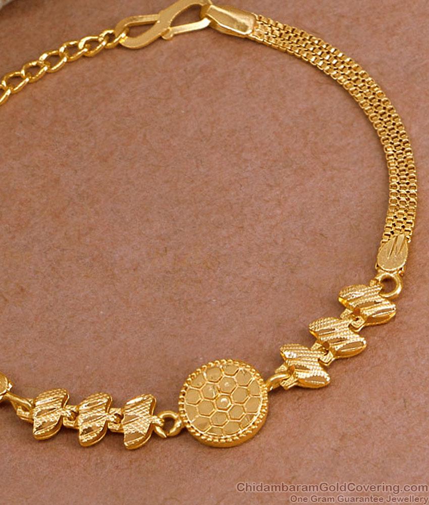Plain Micro Gold Plated Bracelet Adjustable Design For Wedding BRAC1084