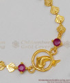 Double Ruby Stone Dolphin Design Gold Plated Shell Bracelet Trendy Jewelry BRAC109 Double Ruby Stone Dolphin Design Gold Plated Shell Bracelet Trendy Jewelry BRAC109