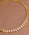 Stunning White Stone Gold Imitation Bracelet Light Weight Design BRAC1092
