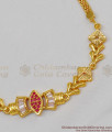 High On Gold Two Color Ruby Stone Imitation Bracelet Design BRAC112