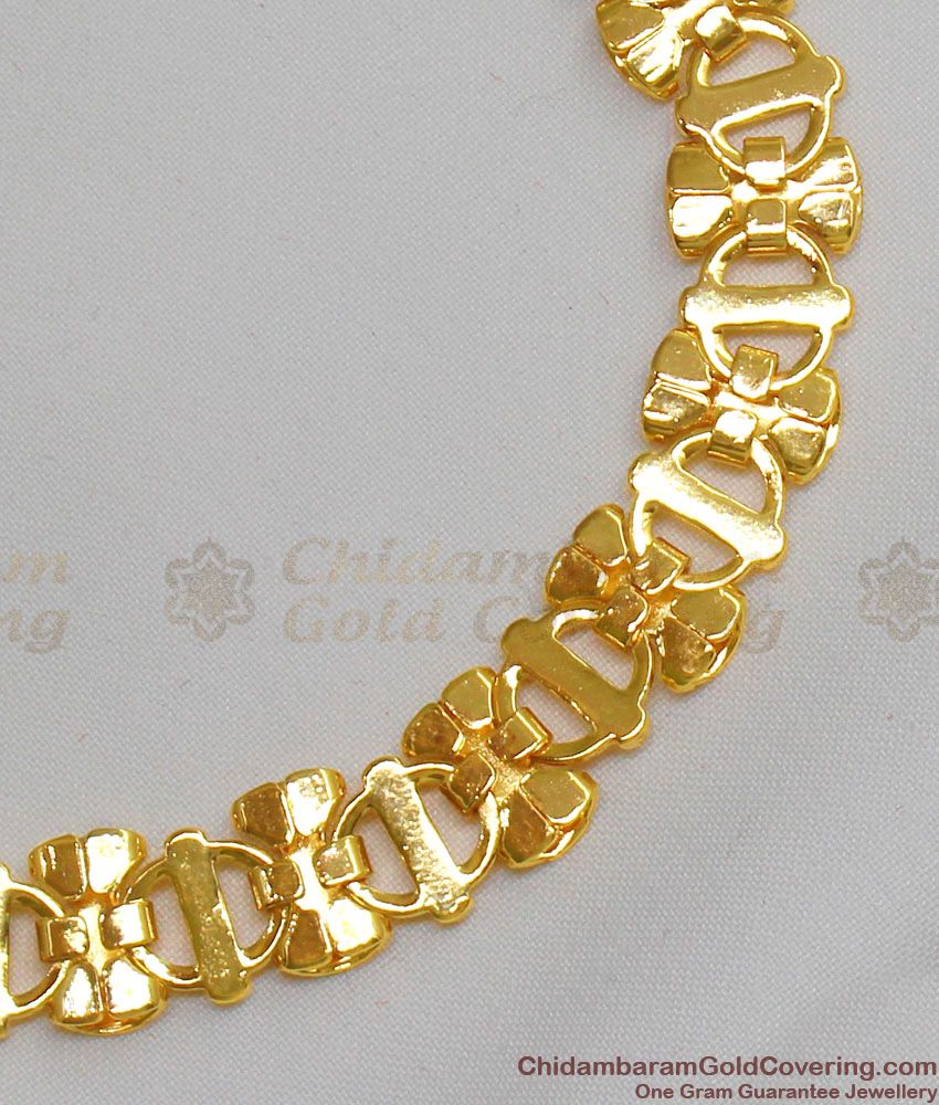 Real Gold Ribbon Model Bracelet Ornament For Womens Online BRAC113