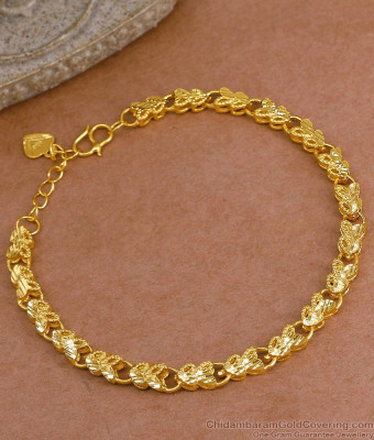 Stylish Heart Arrow Design Gold Imitation Bracelet Shop Online BRAC1141