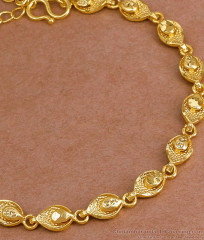 Leaf Design Micro Plated Bracelet Without Design Shop Online BRAC1145 Leaf Design Micro Plated Bracelet Without Design Shop Online BRAC1145