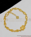 Good Luck Vaasthu Frog Gold Finish Chinese Design Bracelet Jewelry Collection BRAC116