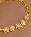 Two Gram Gold Chain Bracelet Floral Design For Women Fashion BRAC1163