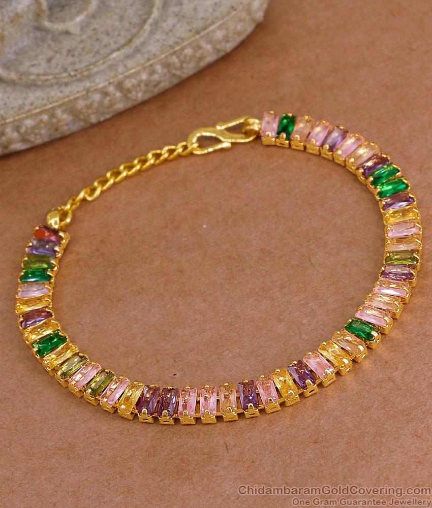 Stylisg Pink Gradient Crystals Bracelet Gold Imitation Jewelry Online BRAC1178 Stylisg Pink Gradient Crystals Bracelet Gold Imitation Jewelry Online BRAC1178