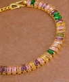 Stylisg Pink Gradient Crystals Bracelet Gold Imitation Jewelry Online BRAC1178 Stylisg Pink Gradient Crystals Bracelet Gold Imitation Jewelry Online BRAC1178
