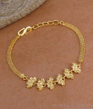 Real Gold Tone Chain Bracelet Design Without Stone BRAC1198 Real Gold Tone Chain Bracelet Design Without Stone BRAC1198