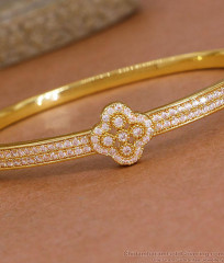 Beautiful Full White Stone Gold Bracelet Push Lock Type BRAC1200 Beautiful Full White Stone Gold Bracelet Push Lock Type BRAC1200