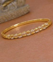 Light Weight Gold Imitation Stone Bracelet For Women BRAC1201 Light Weight Gold Imitation Stone Bracelet For Women BRAC1201