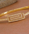 High Quality Gold Plated White Stone Kada Bracelet Shop Online BRAC1202 High Quality Gold Plated White Stone Kada Bracelet Shop Online BRAC1202