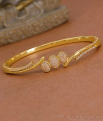 Beautiful Diamond Studded Gold Imitation Bracelet For Women BRAC1207
