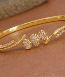 Beautiful Diamond Studded Gold Imitation Bracelet For Women BRAC1207 Beautiful Diamond Studded Gold Imitation Bracelet For Women BRAC1207