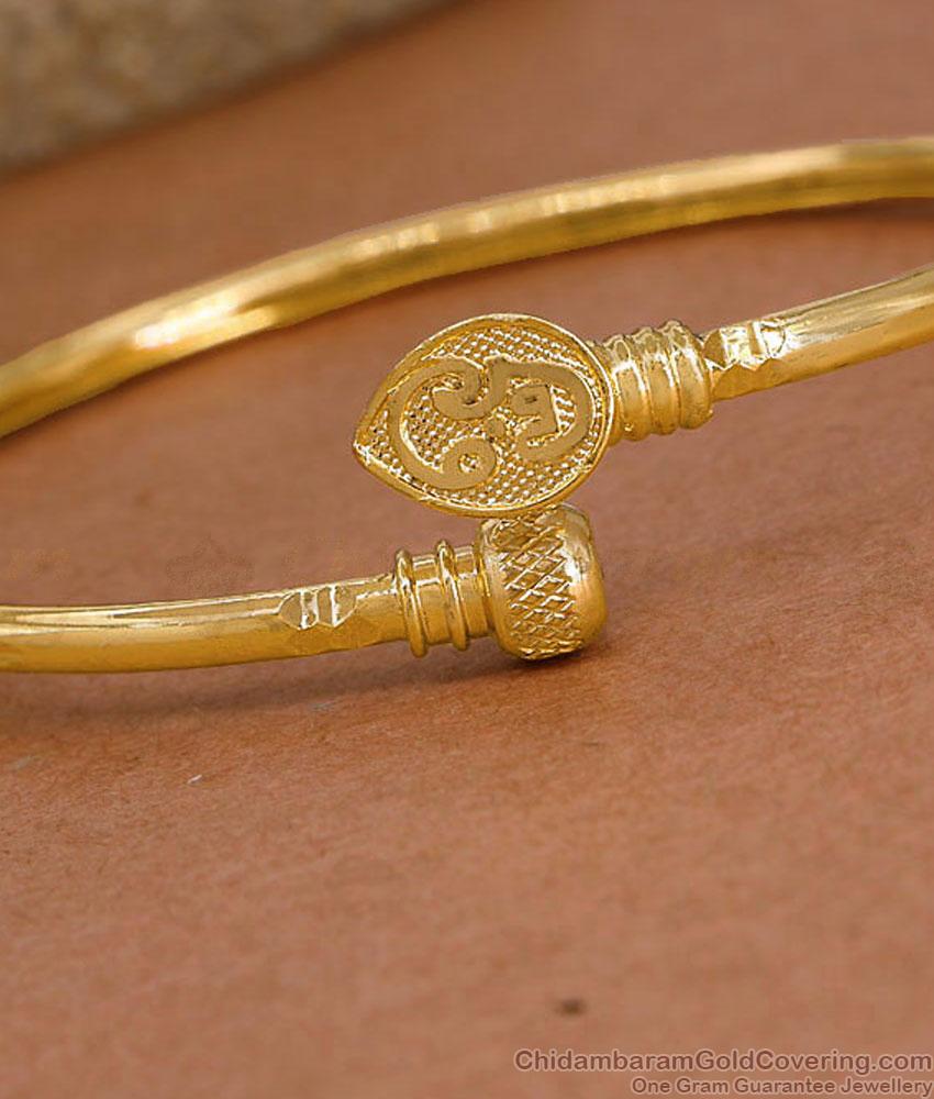 Premium Quality Om Muruga Gold Imitation Vel Kappu Design Online BRAC1213 Premium Quality Om Muruga Gold Imitation Vel Kappu Design Online BRAC1213