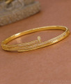 Stylish White Stone Gold Imitation Kada Bracelet Shop Online BRAC1215
