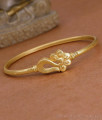 Latest Peacock Design Gold Plated Kada Bangle Without Stone BRAC1218