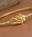 Latest Peacock Design Gold Plated Kada Bangle Without Stone BRAC1218